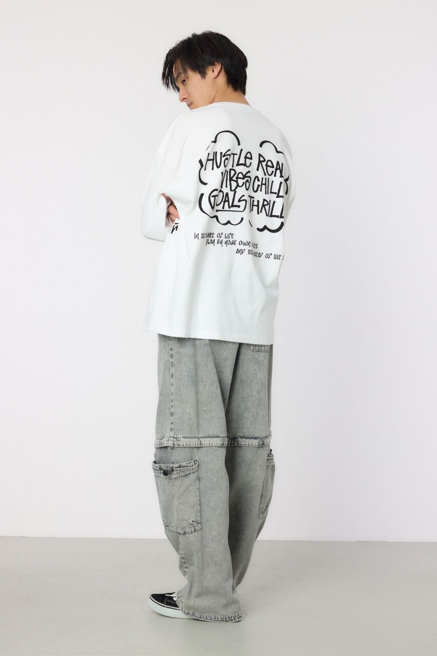 RODEO CROWNS「ランダムスケッチロングスリーブTシャツ」|Tシャツ・カットソー|