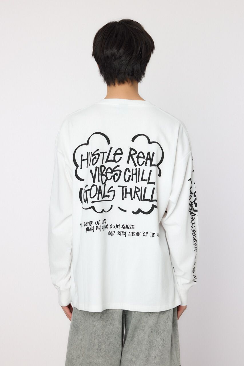 RODEO CROWNS「ランダムスケッチロングスリーブTシャツ」|Tシャツ・カットソー|