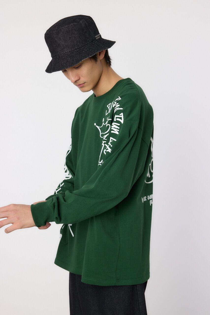 RODEO CROWNS「ランダムスケッチロングスリーブTシャツ」|Tシャツ・カットソー|
