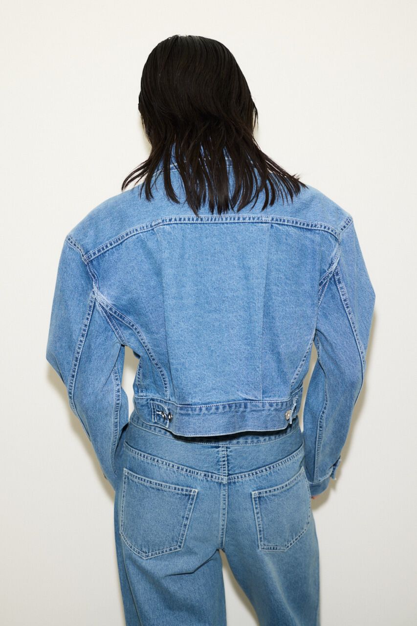 SLY「BIJOU CROP DENIM SH-C」|デニムジャケット|