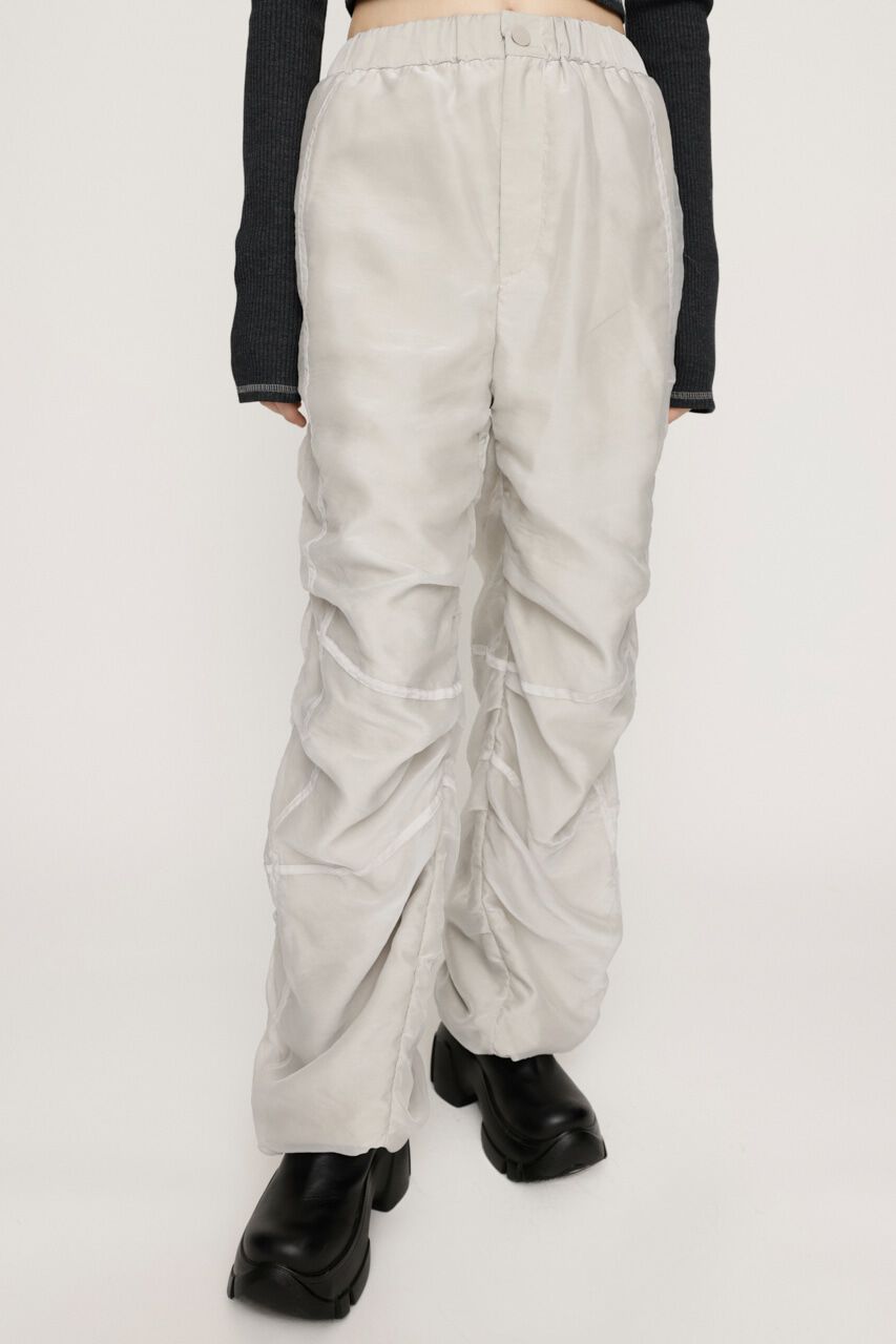 SLY「SHEER LAYERED パンツ」|その他|L/GRY1