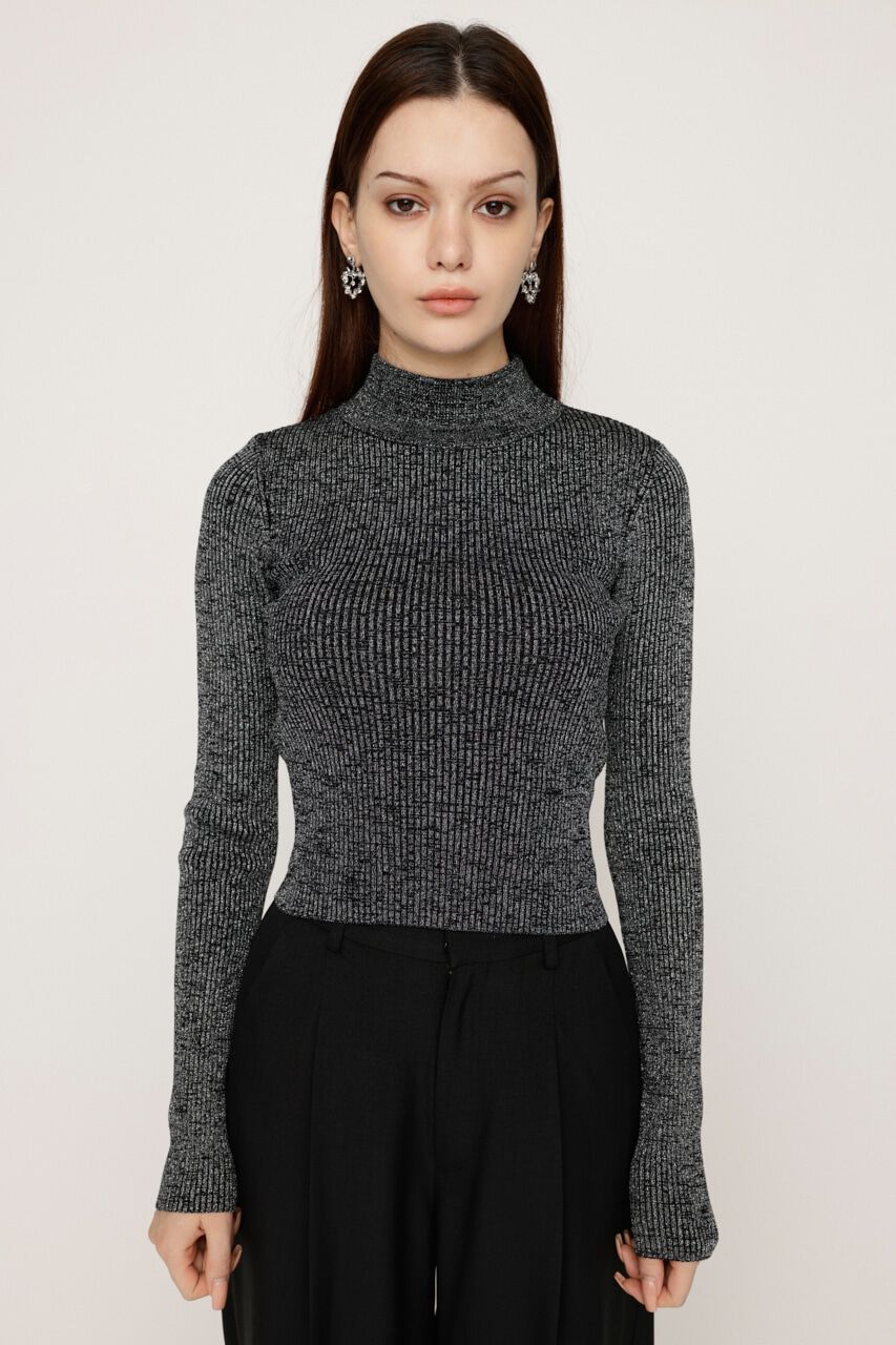 SLY「GLITTER COMPACT トップス」|ニット・セーター|