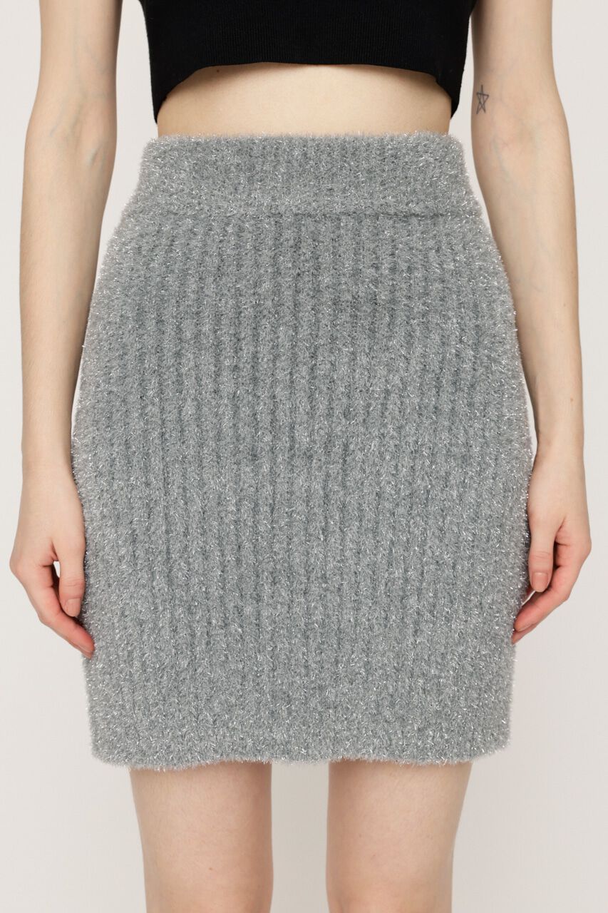 SLY「GLITTER KNIT ショートスカート」|スカート|