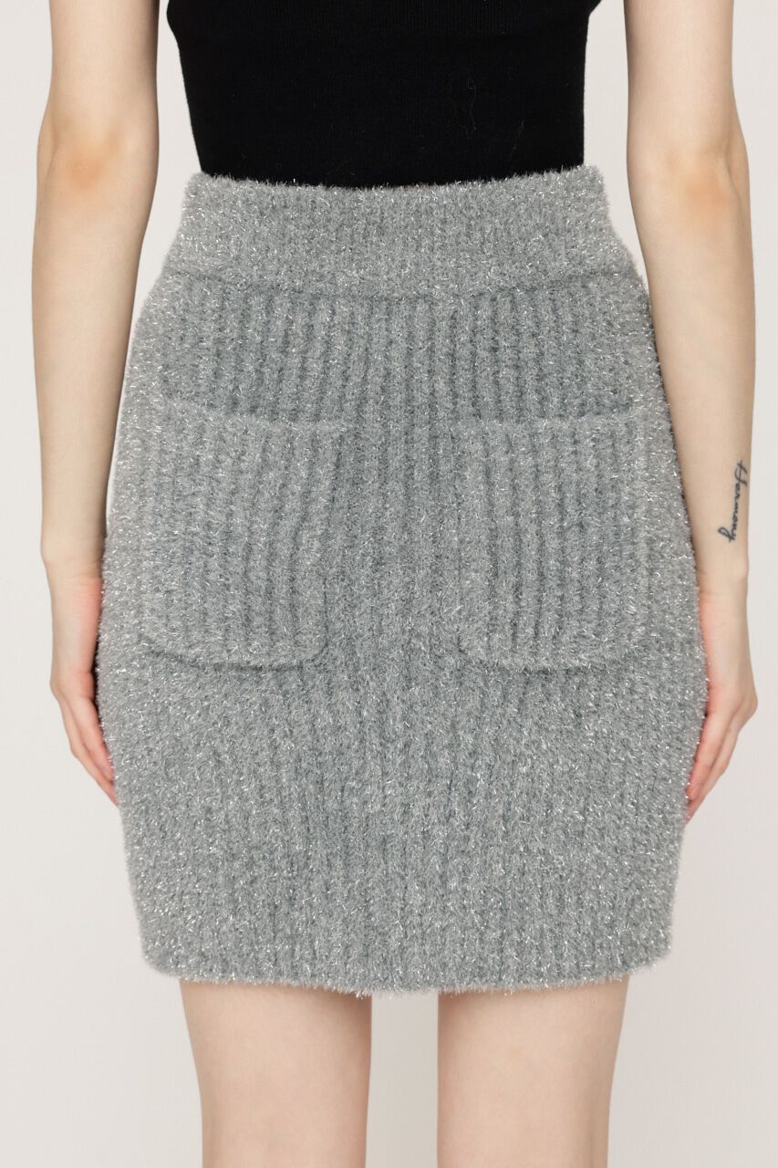 SLY「GLITTER KNIT ショートスカート」|スカート|
