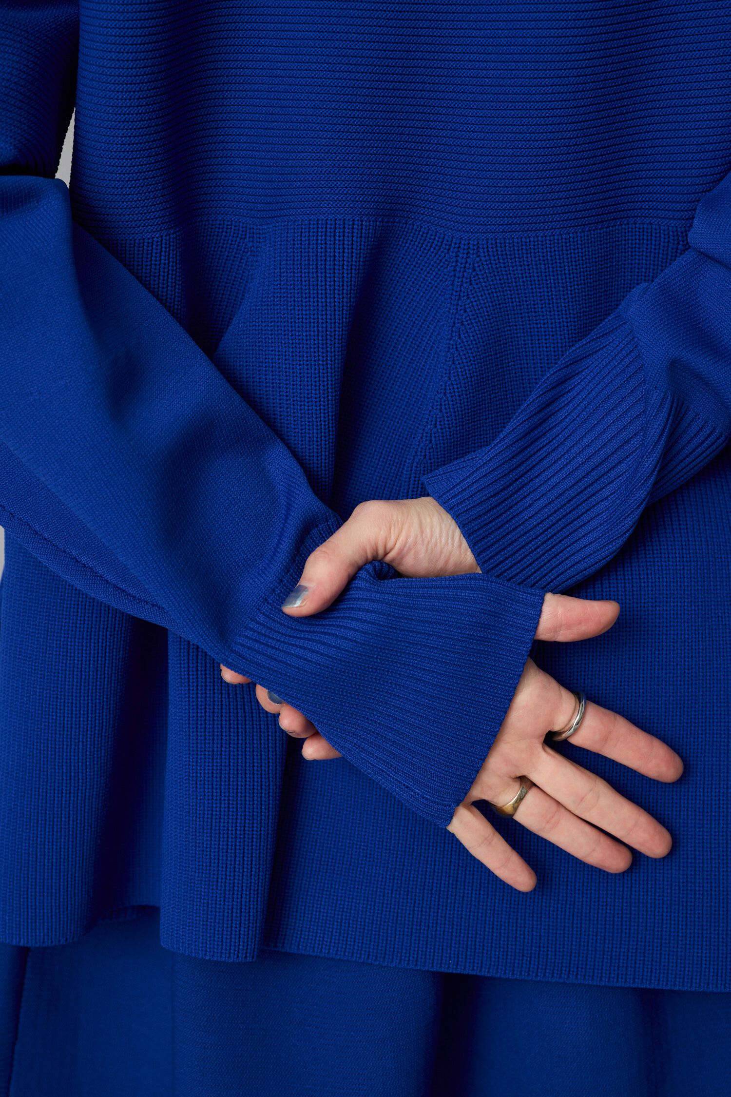 HeRIN.CYE「Jersey frill cardigan」|カーディガン|