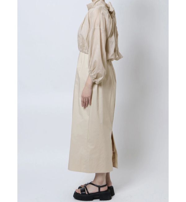 ELENDEEK「SHEER BL SET OP」|ワンピース|