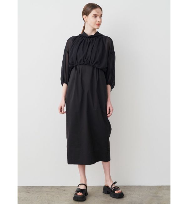 ELENDEEK「SHEER BL SET OP」|ワンピース|