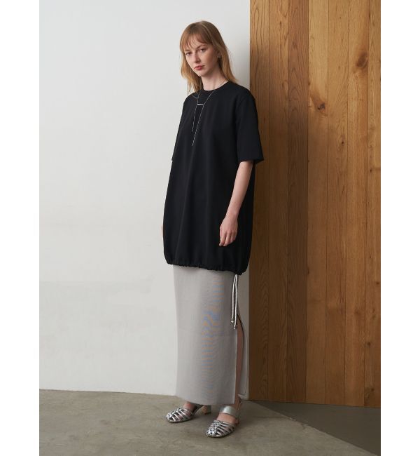 ELENDEEK「SIDE SLIT TIGHT KNIT SK」|スカート|