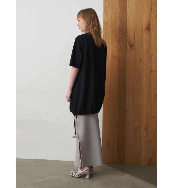 ELENDEEK「SIDE SLIT TIGHT KNIT SK」|スカート|