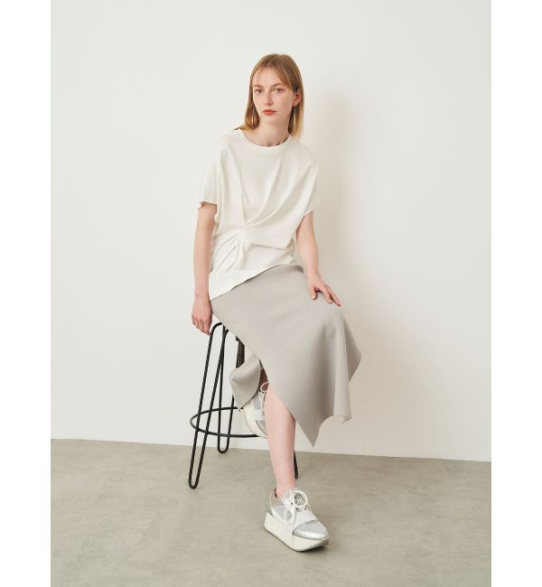 ELENDEEK「SIDE SLIT TIGHT KNIT SK」|スカート|