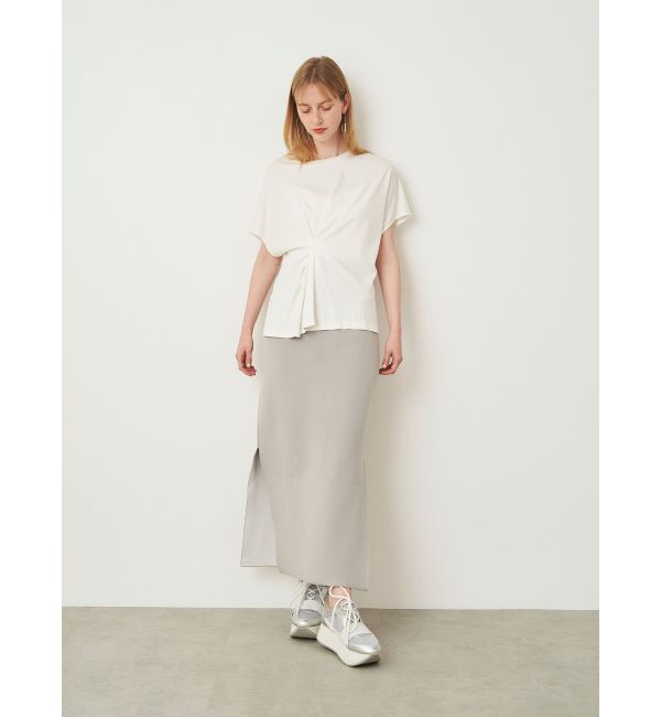 ELENDEEK「SIDE SLIT TIGHT KNIT SK」|スカート|