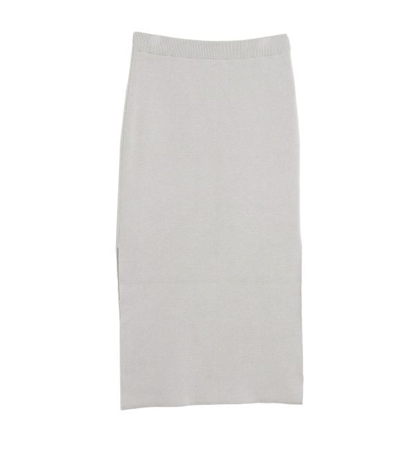 ELENDEEK「SIDE SLIT TIGHT KNIT SK」|スカート|