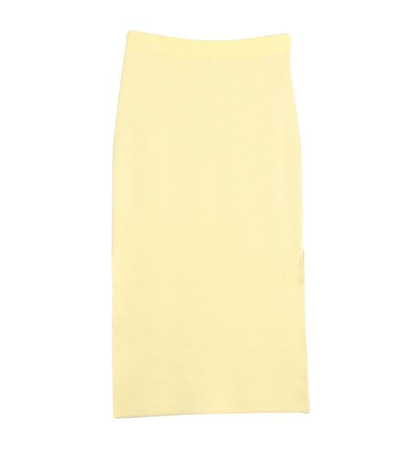 ELENDEEK「SIDE SLIT TIGHT KNIT SK」|スカート|