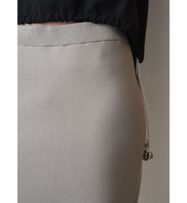 ELENDEEK「SIDE SLIT TIGHT KNIT SK」|スカート|
