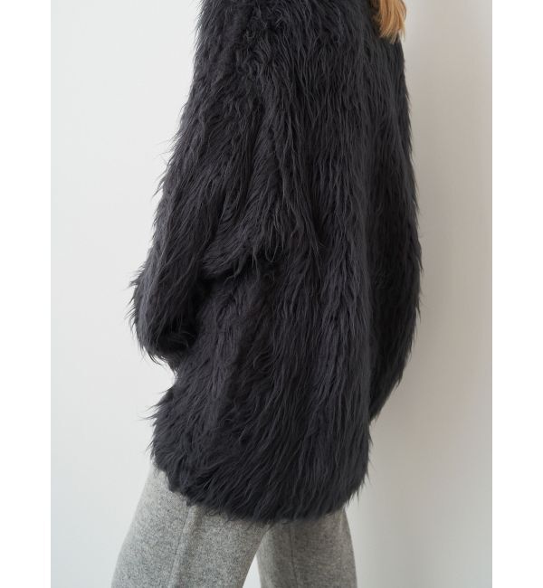 ELENDEEK「SUPER LONG SHAGGY CD」|カーディガン|