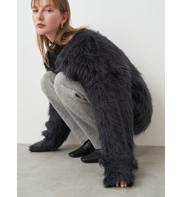 ELENDEEK「SUPER LONG SHAGGY CD」|カーディガン|