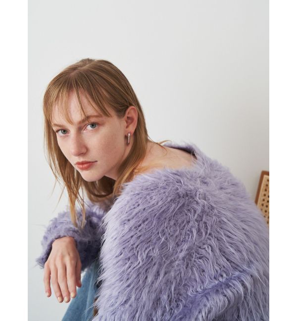 ELENDEEK「SUPER LONG SHAGGY CD」|カーディガン|