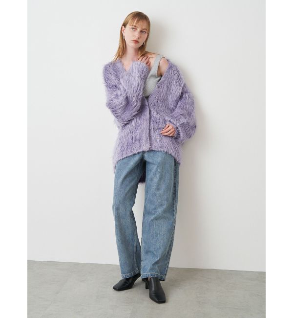 ELENDEEK「SUPER LONG SHAGGY CD」|カーディガン|