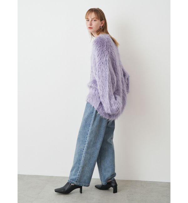 ELENDEEK「SUPER LONG SHAGGY CD」|カーディガン|