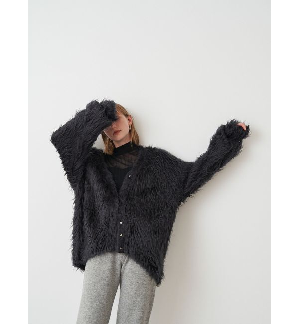 ELENDEEK「SUPER LONG SHAGGY CD」|カーディガン|