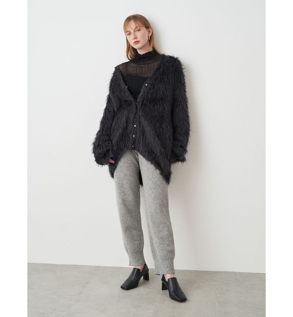 ELENDEEK「SUPER LONG SHAGGY CD」|カーディガン|