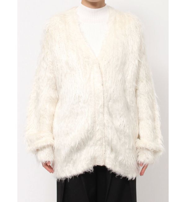 ELENDEEK「SUPER LONG SHAGGY CD」|カーディガン|