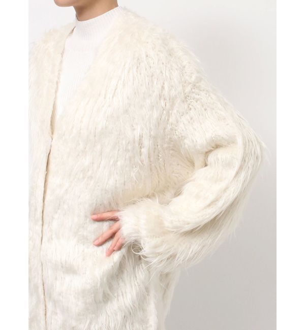 ELENDEEK「SUPER LONG SHAGGY CD」|カーディガン|