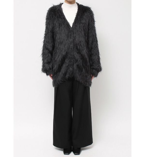 ELENDEEK「SUPER LONG SHAGGY CD」|カーディガン|