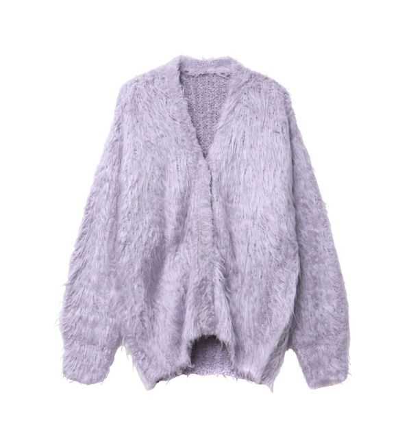 ELENDEEK「SUPER LONG SHAGGY CD」|カーディガン|