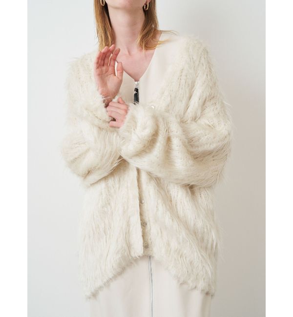 ELENDEEK「SUPER LONG SHAGGY CD」|カーディガン|