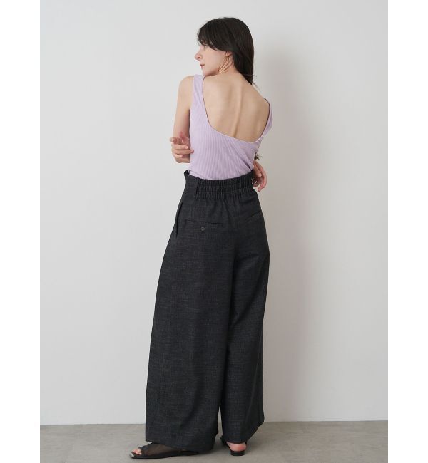 ELENDEEK「SQUARE NECK PAD TANK」|タンクトップ|