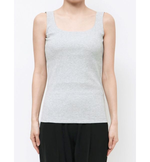 ELENDEEK「SQUARE NECK PAD TANK」|タンクトップ|