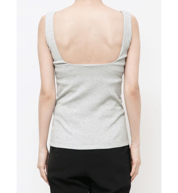 ELENDEEK「SQUARE NECK PAD TANK」|タンクトップ|