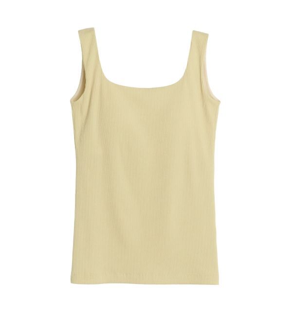 ELENDEEK「SQUARE NECK PAD TANK」|タンクトップ|