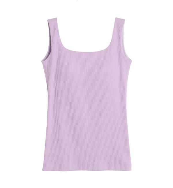 ELENDEEK「SQUARE NECK PAD TANK」|タンクトップ|