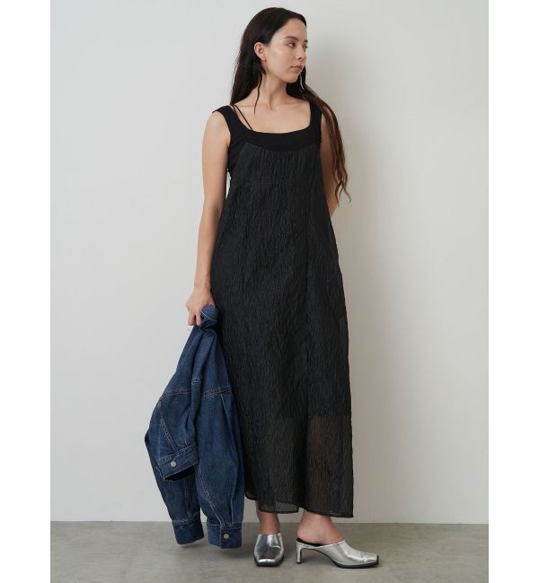 ELENDEEK「SQUARE NECK PAD TANK」|タンクトップ|