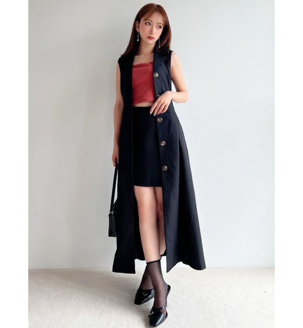 RESEXXY「サイドプリーツミニスカート」|スカート|