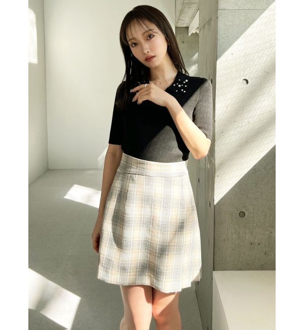 RESEXXY「サイドプリーツミニスカート」|スカート|