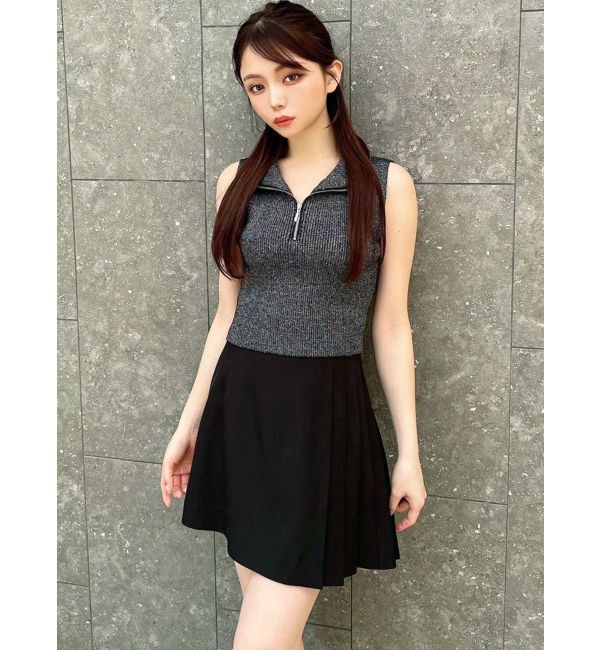 RESEXXY「サイドプリーツミニスカート」|スカート|