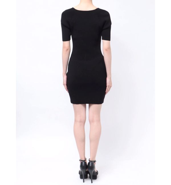 RESEXXY「パールビーズリブニットワンピース」|ワンピース|