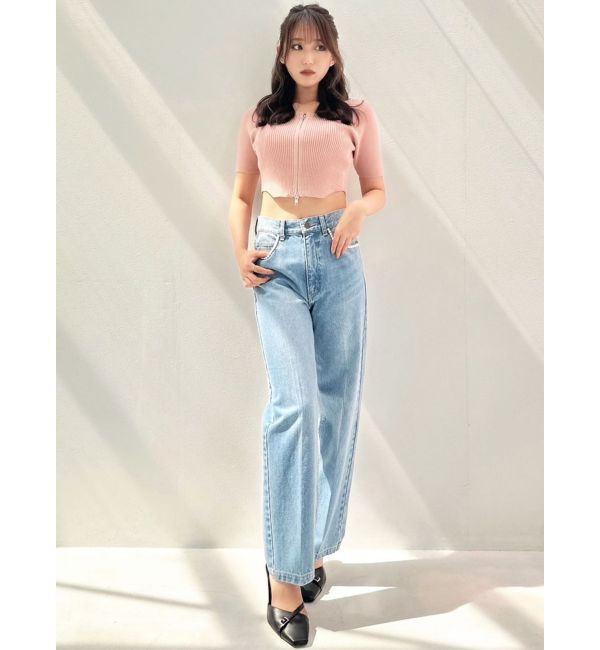 RESEXXY「パールポイントデニムパンツ」|デニム|