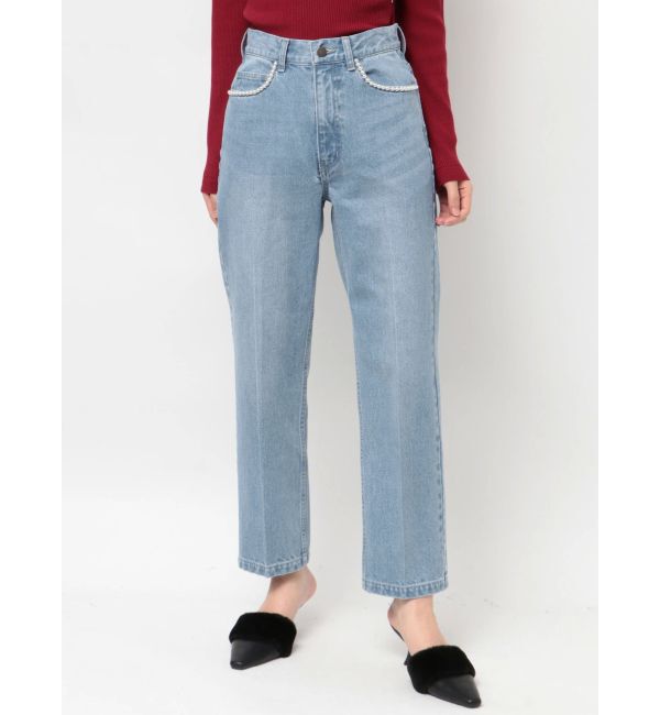 RESEXXY「パールポイントデニムパンツ」|デニム|