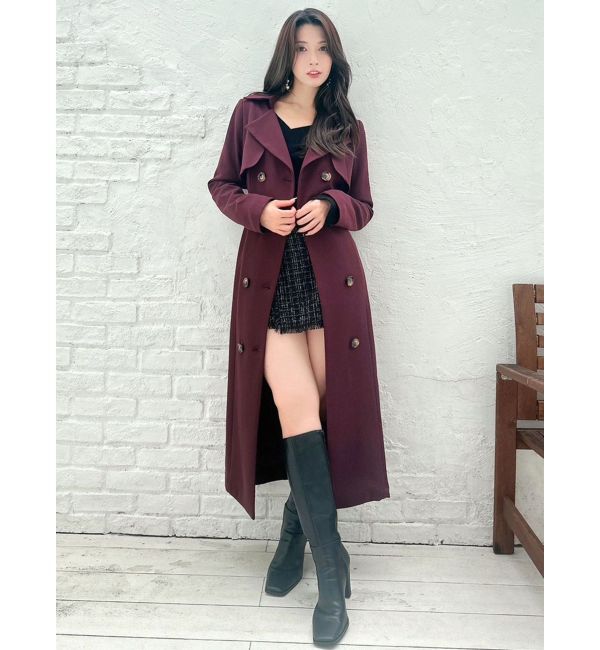 RESEXXY「Iラインテーラードコート」|チェスターコート|