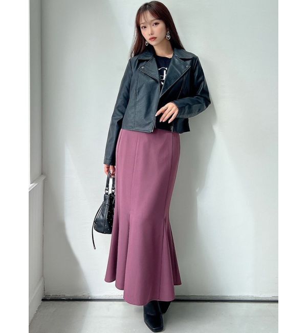 RESEXXY「フェイクレザーライダースジャケット」|ライダースジャケット|