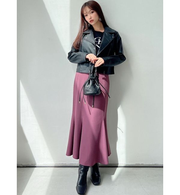 RESEXXY「フェイクレザーライダースジャケット」|ライダースジャケット|