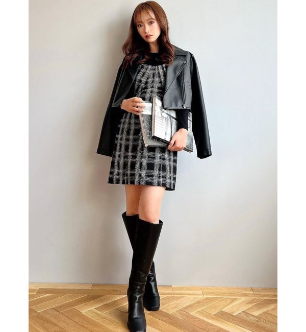 RESEXXY「フェイクレザーライダースジャケット」|ライダースジャケット|