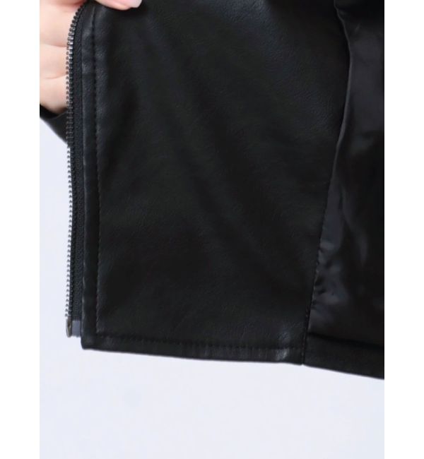 RESEXXY「フェイクレザーライダースジャケット」|ライダースジャケット|