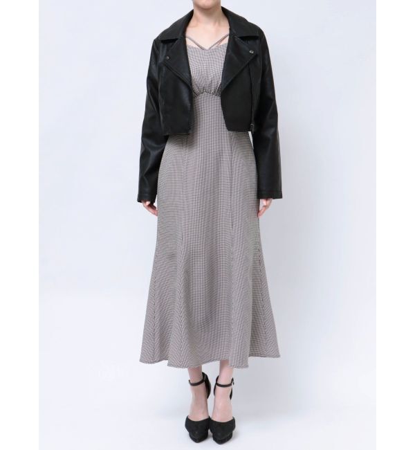 RESEXXY「フェイクレザーライダースジャケット」|ライダースジャケット|