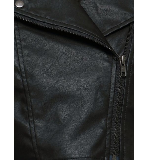 RESEXXY「フェイクレザーライダースジャケット」|ライダースジャケット|