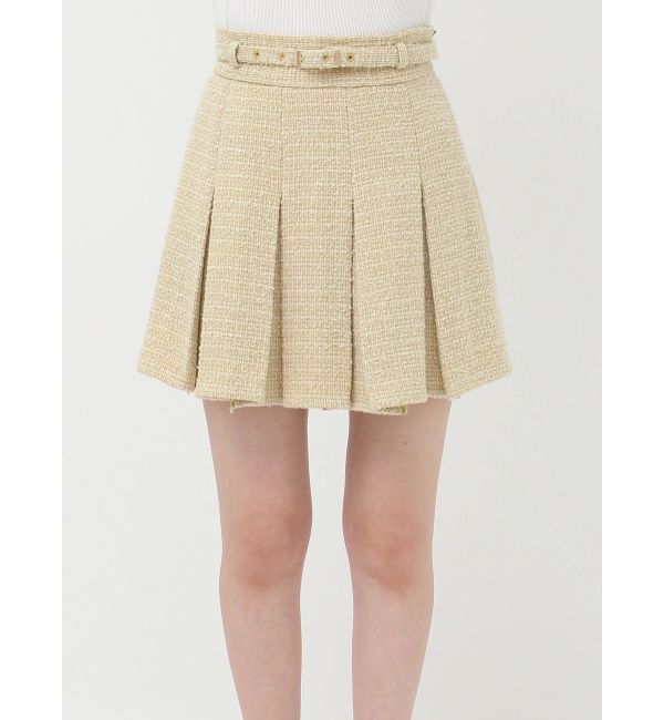 RESEXXY「ツイードプリーツミニスカート【セットアップ着用可能】」|スカート|